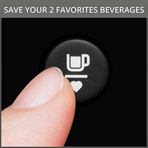 KRUPS Arabica Digital EA817040 Automatic Coffee Machine, Bean to Cup, Espresso, Cappuccino, Black