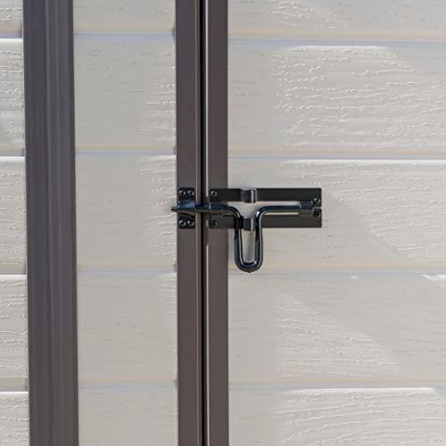 Keter Manor Pent Outdoor Garden Storage Shed, Beige/Brown, 6 x 4 ft 219732