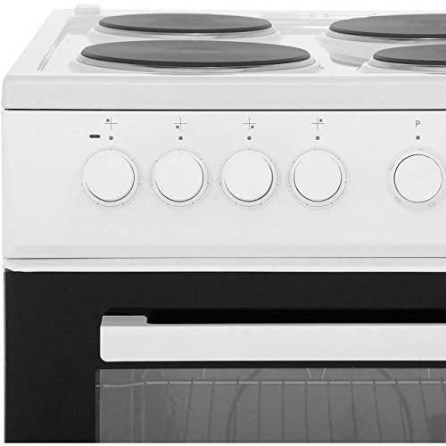 Beko KS530W 50cm Single Oven Electric Cooker With Sealed Plate Hob - White
