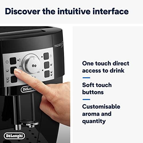 De'Longhi Magnifica S, Automatic Bean to Cup Coffee Machine, Espresso and Cappuccino Maker, ECAM22.110.B, 1.8 liters,Black [Amazon Exclusive]