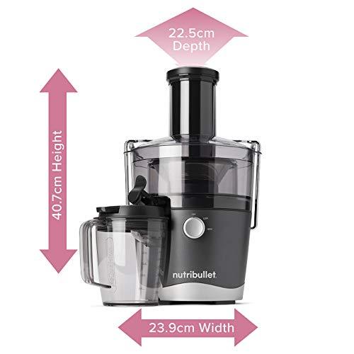 Nutribullet 01515 Centrifugal Juicer, 800 W, Graphite