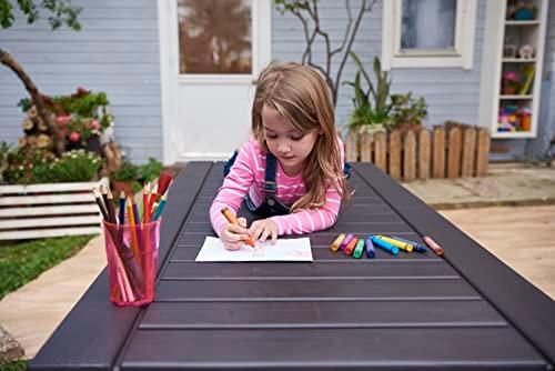 Keter Rockwood Cushion Box, Brown, 570L