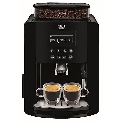 KRUPS Arabica Digital EA817040 Automatic Coffee Machine, Bean to Cup, Espresso, Cappuccino, Black