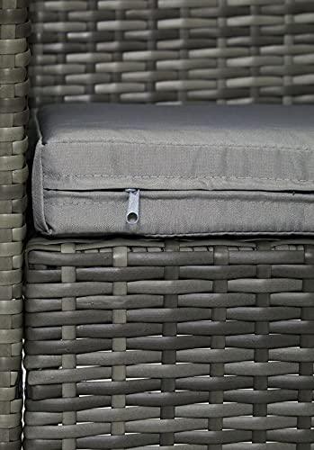 EVRE Rattan Garden Furniture Set Patio Conservatory Indoor Outdoor 4 piece set