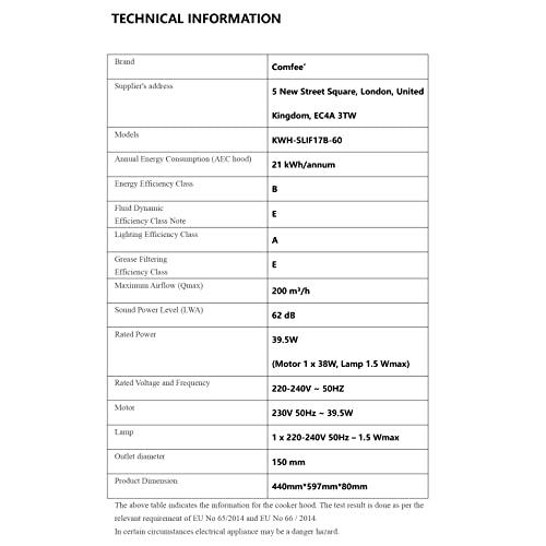 COMFEE' RCZ96BG1(E) Under Counter Beer Fridge, 93L Beverages & Drinks Fridge, LED Light, Removable Shelves, Economic Energy