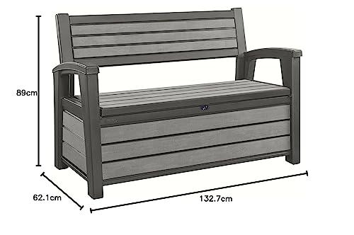 Keter Cushion Box, Charcoal, 132,7 x 62,1 x 89 cm