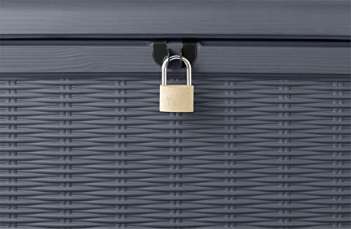 Keter Borneo 416L Outdoor Garden Storage Box Garden Furniture - Grey