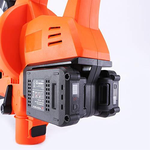 Yard Force 40V Cordless 3-in-1 Blower Vacuum & Mulcher with 230km/h Air Speed, Lithium-Ion battery and Charger LB C20