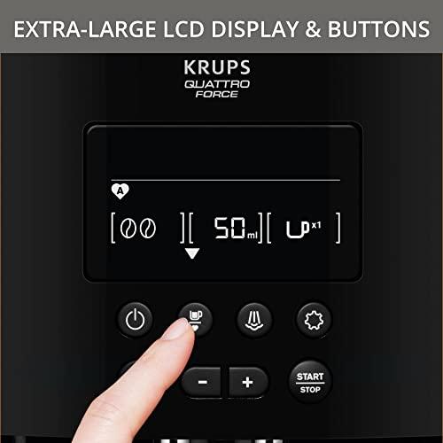 KRUPS Arabica Digital EA817040 Automatic Coffee Machine, Bean to Cup, Espresso, Cappuccino, Black