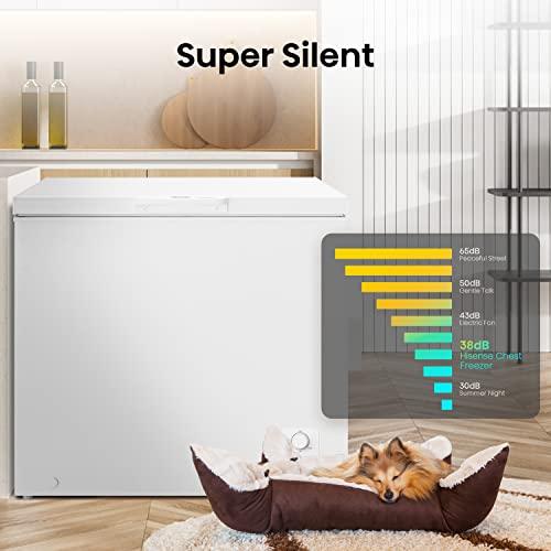 Hisense FC252D4BW1, 198L, Freestanding Chest Freezer, 4 Star Freezer Rating, F Rated in White