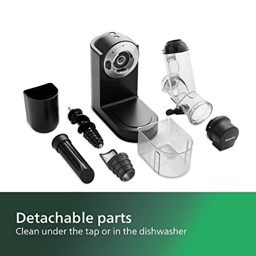 Philips Masticating Juicer - 150W, 1L, Recipe Booklet, XL Tube, Quick Clean (HR1889/71)