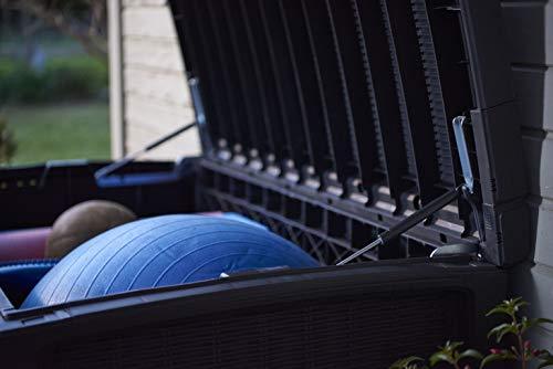 Keter Borneo 416L Outdoor Garden Storage Box Garden Furniture - Grey