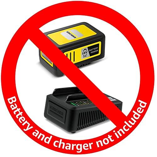 Kärcher BLV 18-200 Cordless Battery Blower Vac with mulching function, air speed: 200km/h, collection box volume: 45l, weight: 3.5kg, can be used with Kärcher 18v battery, without rechargeable battery