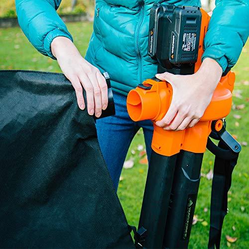 Yard Force 40V Cordless 3-in-1 Blower Vacuum & Mulcher with 230km/h Air Speed, Lithium-Ion battery and Charger LB C20