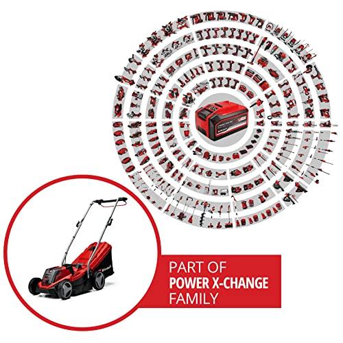 Einhell Power X-Change 18/33 Cordless Lawnmower With Battery and Charger - 18V, Brushless Motor, 33cm Cutting Width, 30L Grass Box, 5 Cutting Heights - GE-CM 18/33 Li Battery Lawn Mower