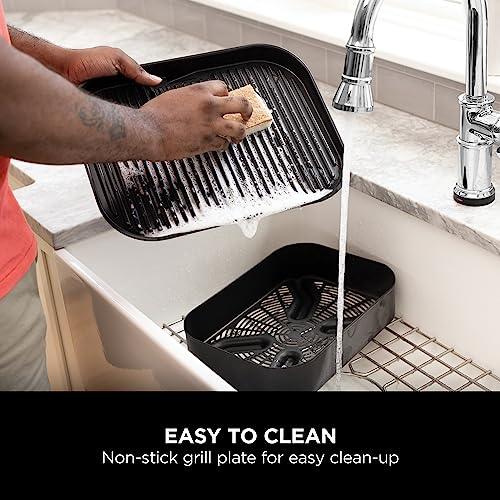 Ninja Woodfire Electric Outdoor BBQ Grill, Smoker and Air Fryer with Pellets and Digital Probe, 5 Skewers, 7 Functions; Grill, Smoke, Air Fry, Roast and more, Red/Black, Amazon Exclusive OG751UKAMZ