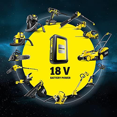 Kärcher BLV 18-200 Cordless Battery Blower Vac with mulching function, air speed: 200km/h, collection box volume: 45l, weight: 3.5kg, can be used with Kärcher 18v battery, without rechargeable battery