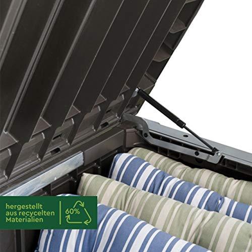 Keter Rockwood Cushion Box, Brown, 570L