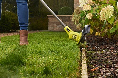 Ryobi 18V ONE+ Cordless Lawnmower and Grass Trimmer Kit (1 x 4.0Ah)