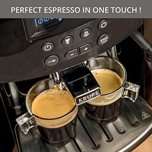 KRUPS Arabica Digital EA817040 Automatic Coffee Machine, Bean to Cup, Espresso, Cappuccino, Black