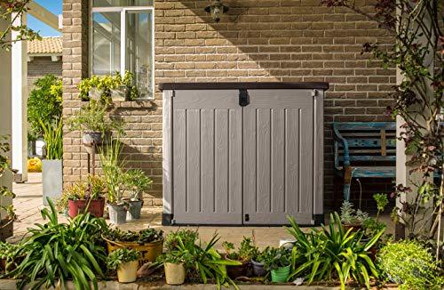 Keter 250001 Store It Out Pro Outdoor Storage Shed, 145.5 x 82 x 123cm Beige/Brown