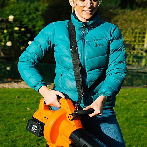 Yard Force 40V Cordless 3-in-1 Blower Vacuum & Mulcher with 230km/h Air Speed, Lithium-Ion battery and Charger LB C20