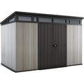 11x 7 Artisan Heavy Duty Plastic Pent Shed – Grey