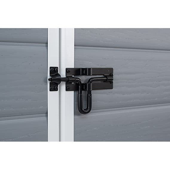 6 x 6 Manor Plastic Pent Garden Storage Shed – Grey