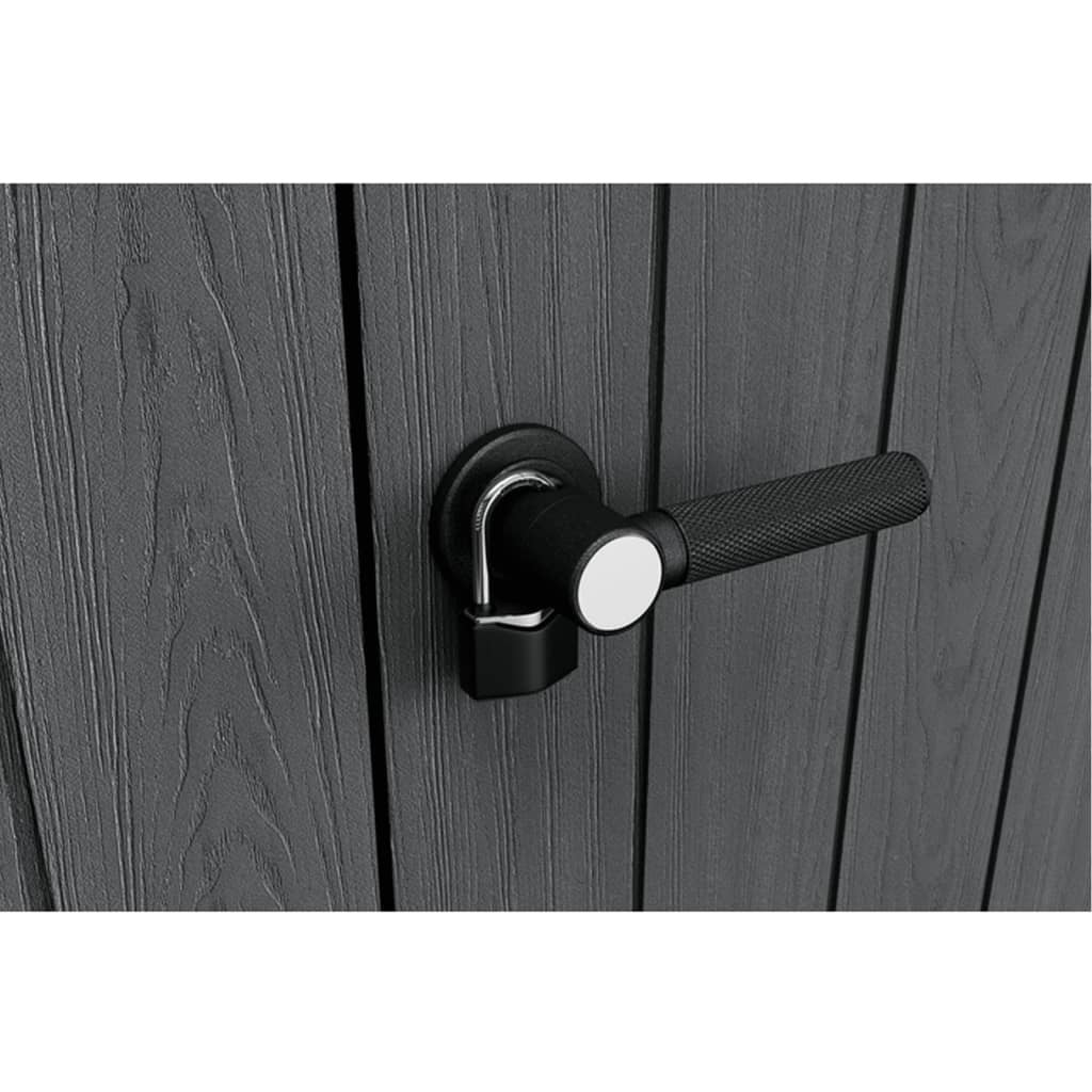 4×2 Cortina Alto Heavy Duty Vertical Plastic Garden Shed with Shelves